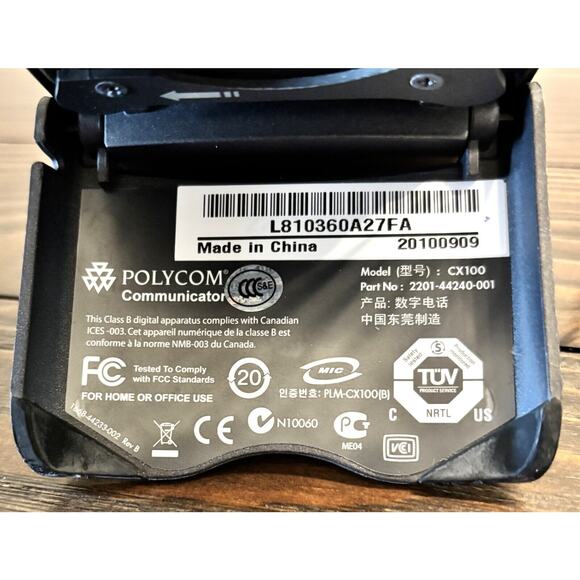 Polycom CX100 Audio Communicator USB Microphone Speakerphone - Picture 6 of 7
